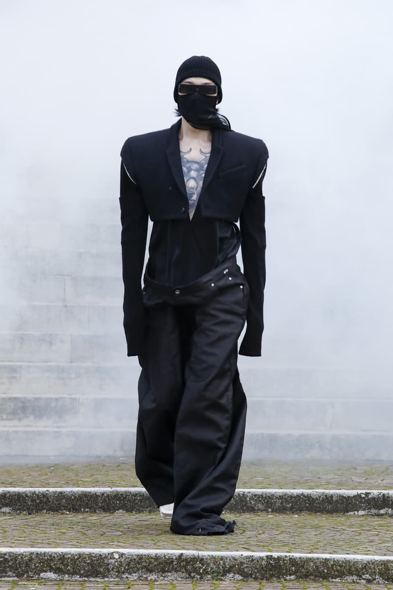Rick Owens FW21 Menswear Collection Lookbook fall winter 2021 show presentation watch runway converse collaboration GETHSEMANE