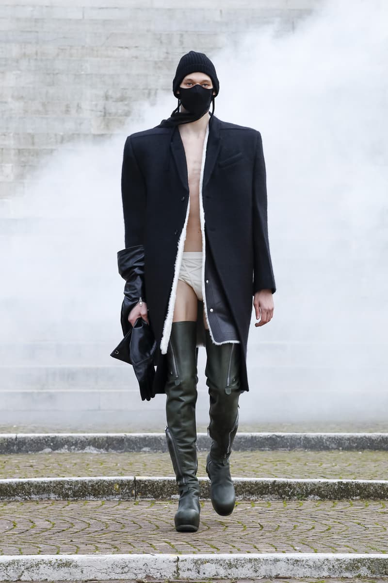 Rick Owens FW21 Menswear Collection Lookbook fall winter 2021 show presentation watch runway converse collaboration GETHSEMANE