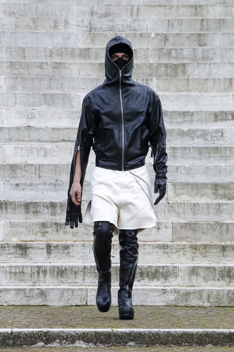 Rick Owens FW21 Menswear Collection Lookbook fall winter 2021 show presentation watch runway converse collaboration GETHSEMANE