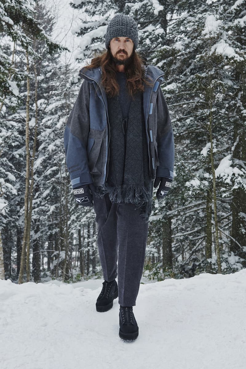 WHITE MOUNTAINEERING Fall/Winter 2021 Collection lookbook fw21 japan collaborations Mizuno, GORE-TEX, Millet, UGG, Saucony, Danner, Gramicci, Briefing