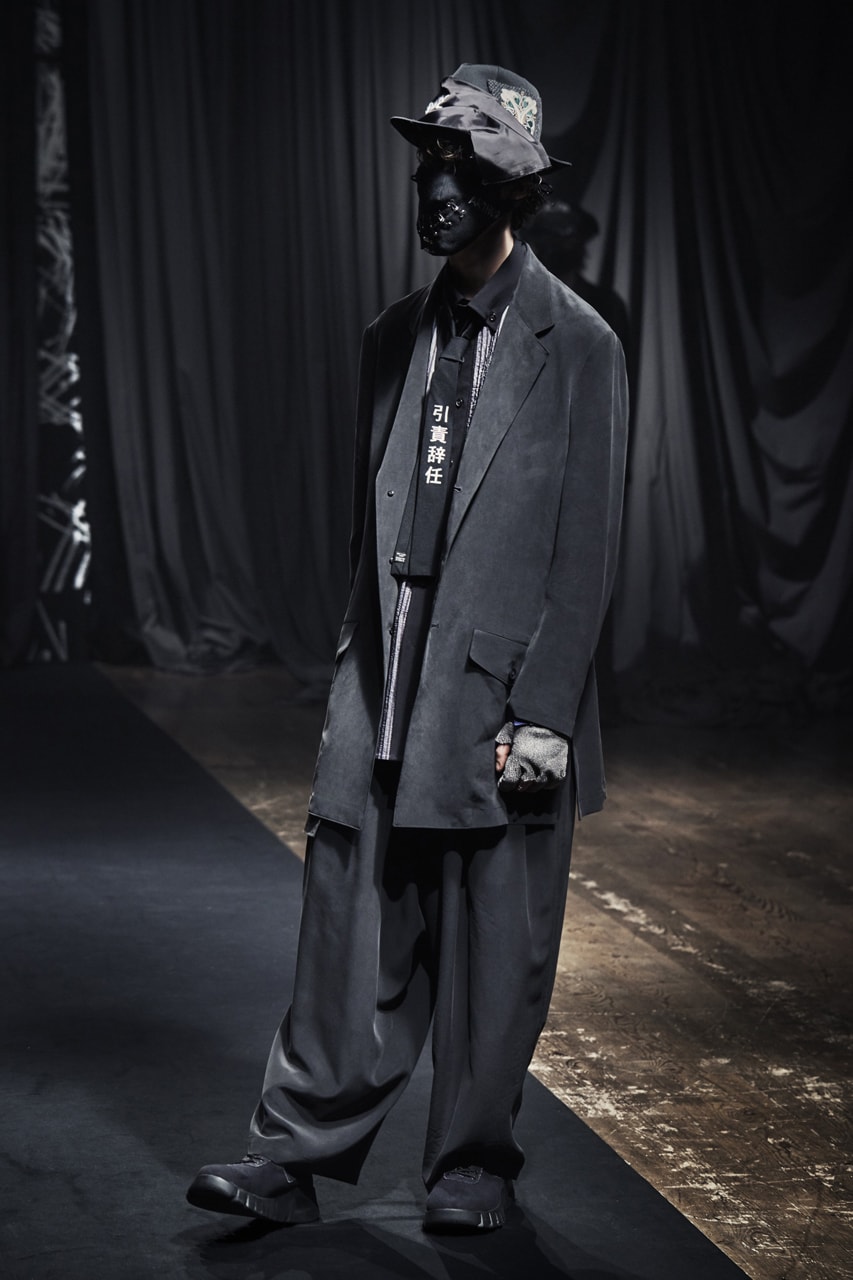 Yohji Yamamoto Fall/Winter 2021 Collection Lookbook pour homme fw21 menswear paris fashion week 