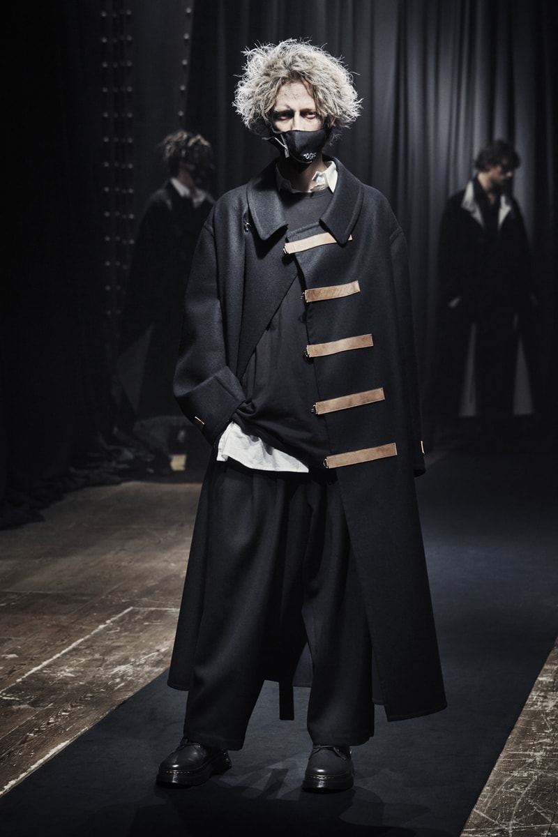 Yohji Yamamoto Fall/Winter 2021 Collection Lookbook pour homme fw21 menswear paris fashion week 