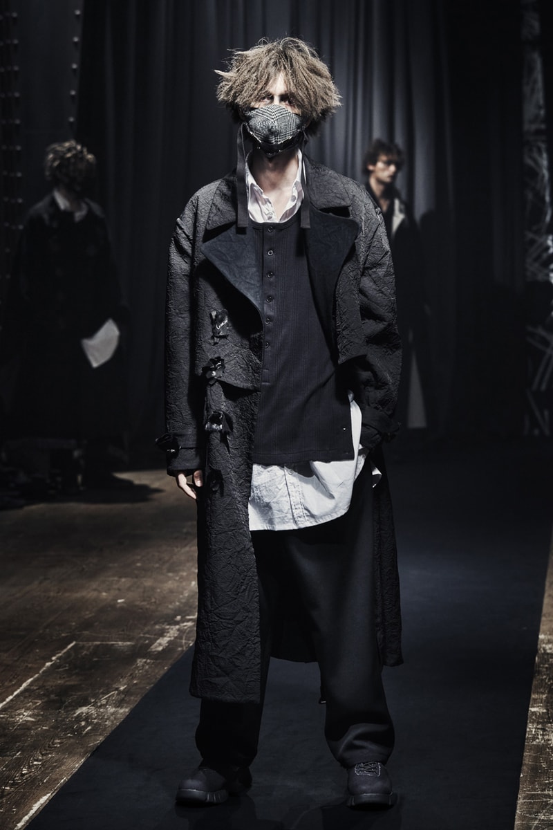 Yohji Yamamoto Fall/Winter 2021 Collection Lookbook pour homme fw21 menswear paris fashion week 