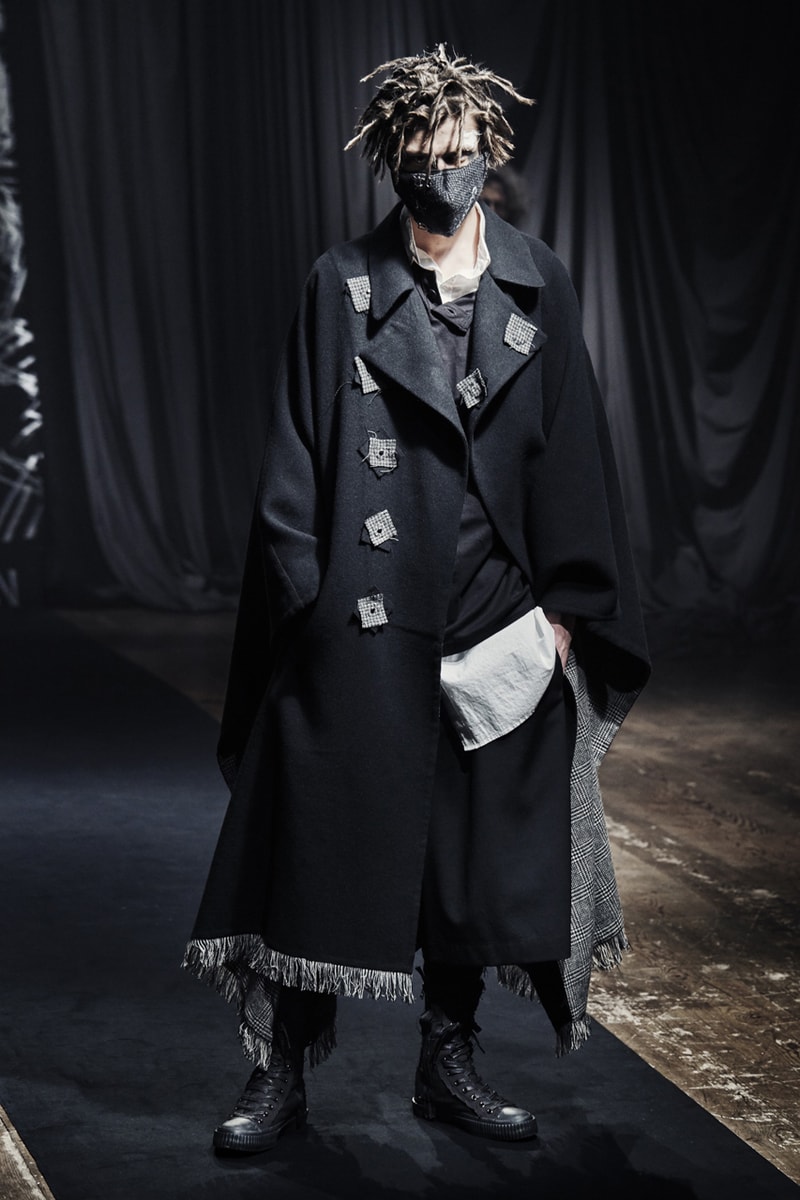 Yohji Yamamoto Fall/Winter 2021 Collection Lookbook pour homme fw21 menswear paris fashion week 