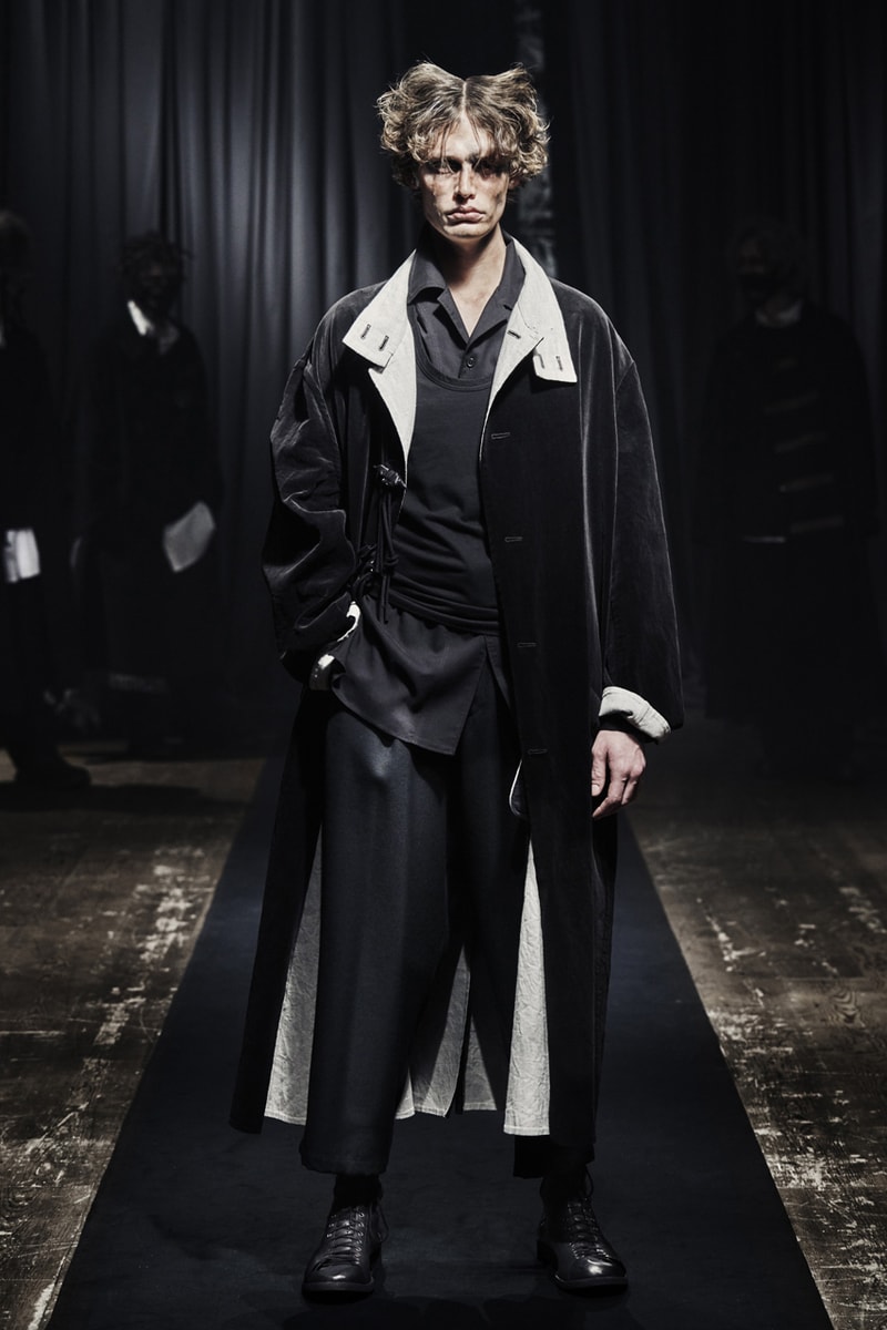 Yohji Yamamoto Fall/Winter 2021 Collection Lookbook pour homme fw21 menswear paris fashion week 