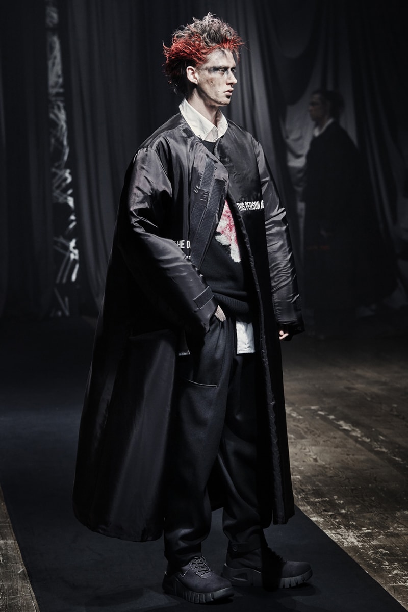 Yohji Yamamoto Fall/Winter 2021 Collection Lookbook pour homme fw21 menswear paris fashion week 