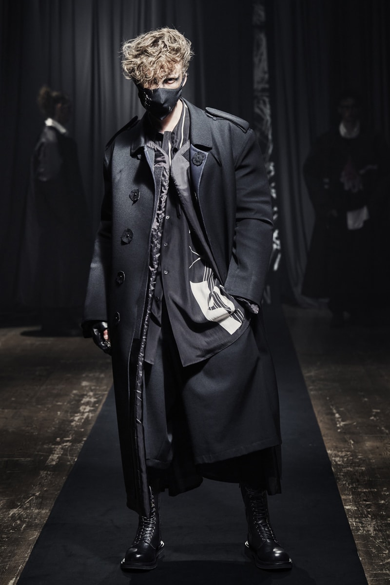 Yohji Yamamoto Fall/Winter 2021 Collection Lookbook pour homme fw21 menswear paris fashion week 