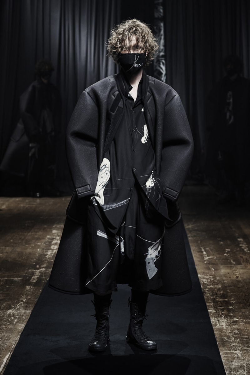 Yohji Yamamoto Fall/Winter 2021 Collection Lookbook pour homme fw21 menswear paris fashion week 