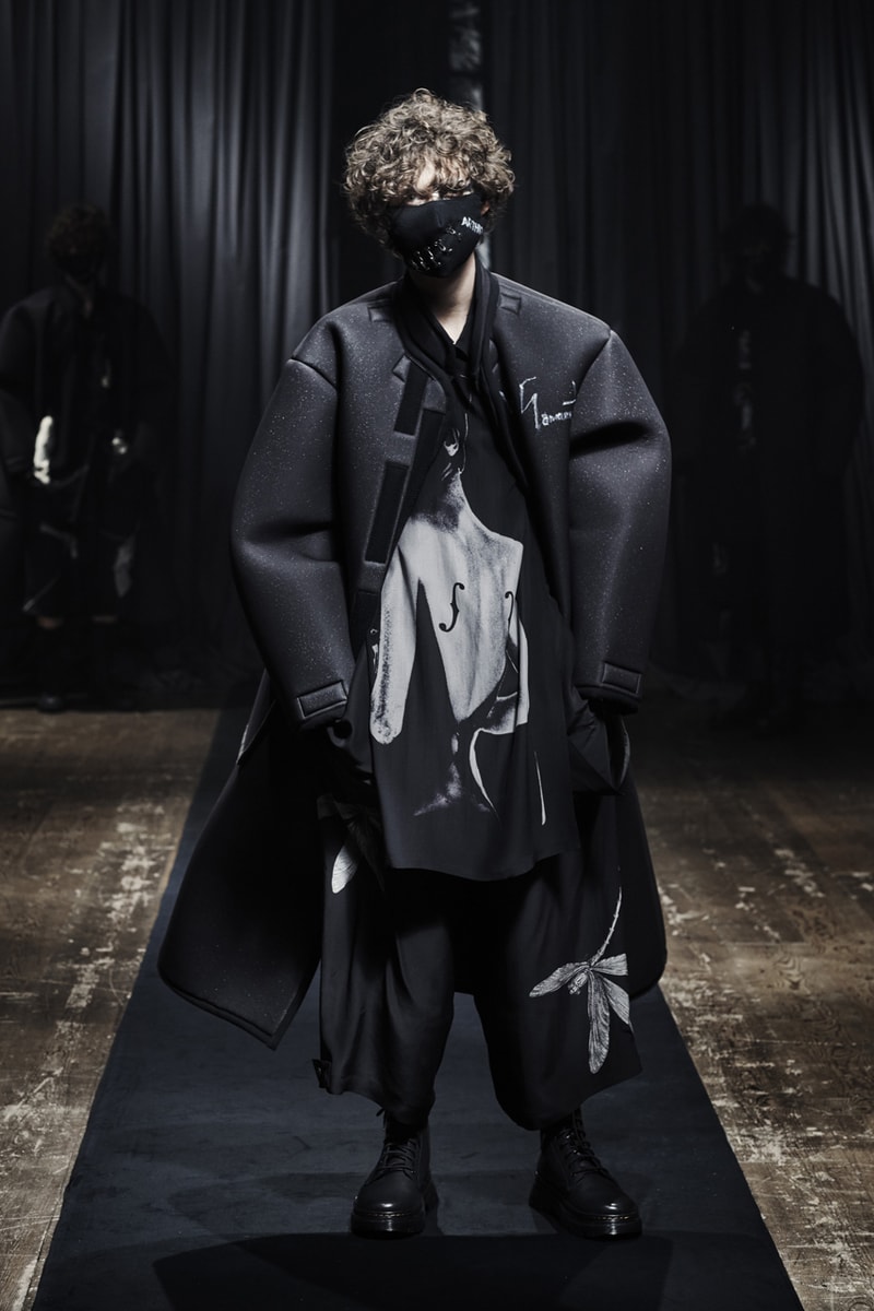Yohji Yamamoto Fall/Winter 2021 Collection Lookbook pour homme fw21 menswear paris fashion week 