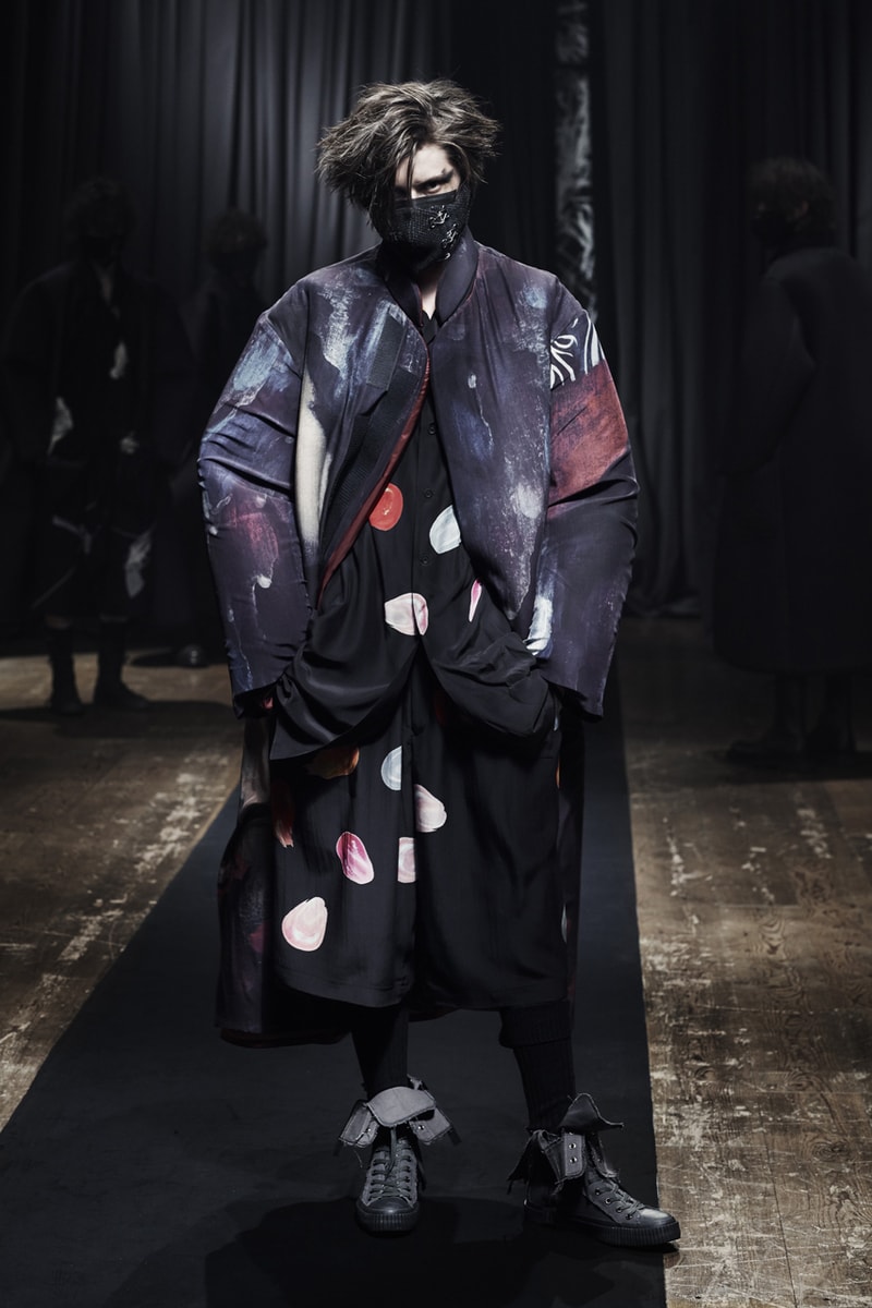 Yohji Yamamoto Fall/Winter 2021 Collection Lookbook pour homme fw21 menswear paris fashion week 