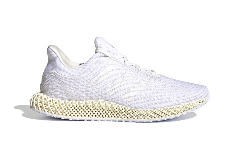 adidas 4D Parley "Cream White/Aluminium" FZ0596 Parley for the Oceans Recycled Waste Plastic Primeknit Weave BOOST Running Shoe Footwear Three Stripes Release Information Drop Date Closer First Look Shoes Trainers 