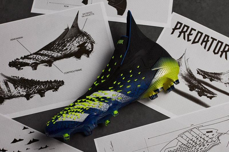 Adidas PREDATOR FREAK Football boot release rubber spikes demonskin release information