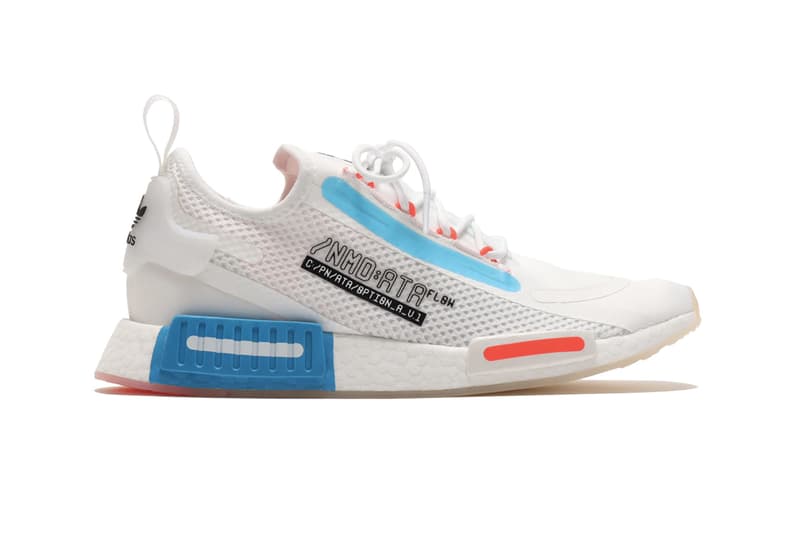 adidas Originals NMD R1 Spectoo fz3629 "Footwear White/Solar Red/Shock Blue" New Sneaker SS21 Release Information Drop Date Closer First Look Technical Data Inspired Spring Summer 2021 Three Stripes BOOST midsole HYPE