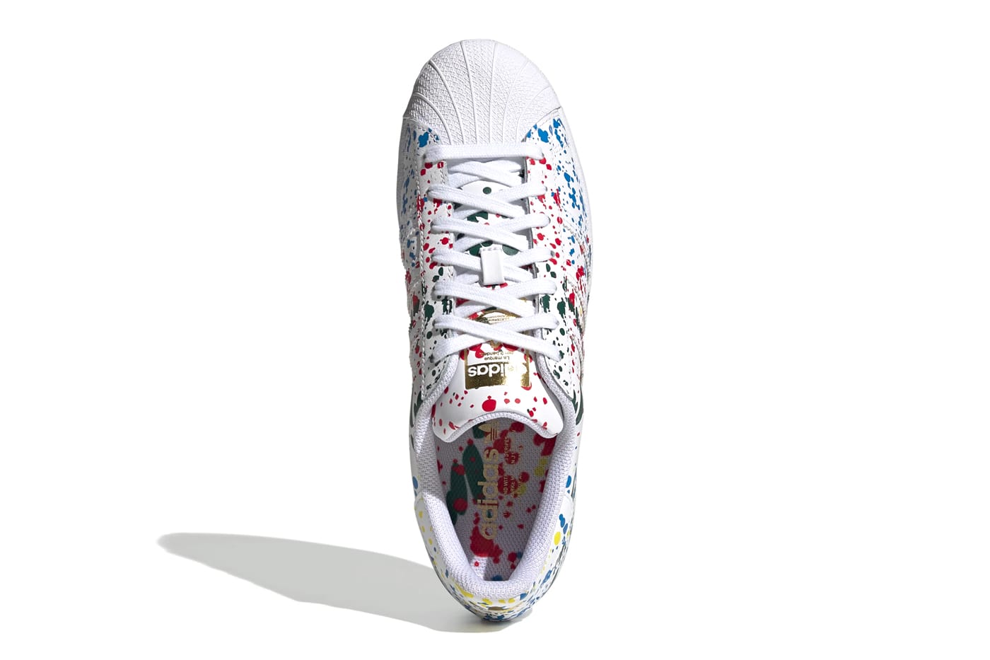 adidas paint splatter sneakers