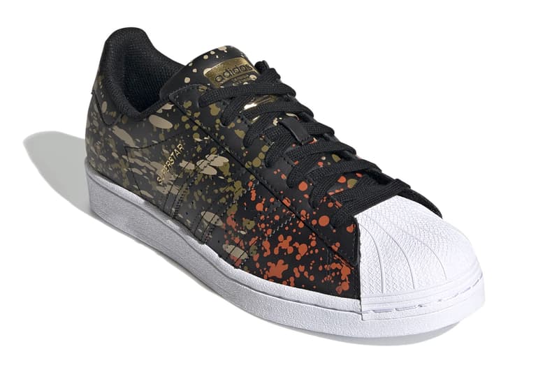 adidas Originals Superstar Paint Splatter Core White black fx5537 menswear streetwear kicks shoes sneakers trainers runners spring summer 2021 ss21 silhouettes release