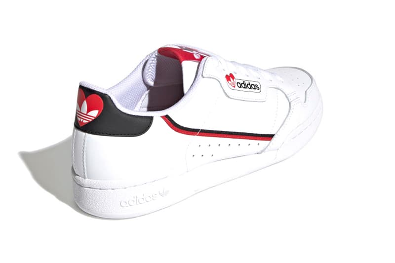 adidas Originals Valentine's Day Pack Superstar Ozweego Continental 80 NY 90 Cloud White / Core Black / Scarlet FZ1807 FZ1825 FZ1818 H67497 February 14 Love Mens Shoes Three Stripes Footwear Trainers Sneakers Release Information Drop Date Closer First Look