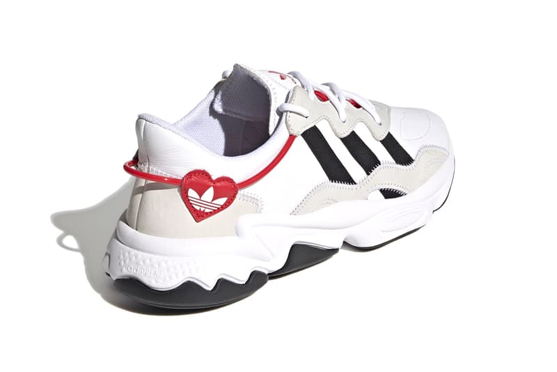 adidas Originals Valentine's Day Pack Superstar Ozweego Continental 80 NY 90 Cloud White / Core Black / Scarlet FZ1807 FZ1825 FZ1818 H67497 February 14 Love Mens Shoes Three Stripes Footwear Trainers Sneakers Release Information Drop Date Closer First Look