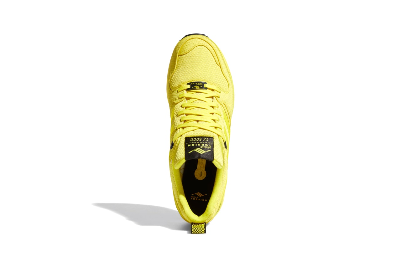 adidas Originals ZX 5000 "A-ZX" Series Torsion Bar Inspiration Bright Yellow/Shock Cyan FZ4645 Three Stripes OG Footwear Sneaker Trainer Release Information Drop Date Closer First Look