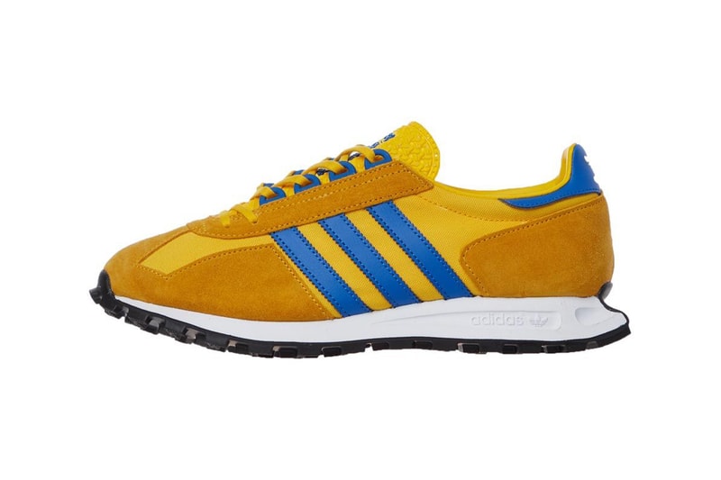 Adidas originals racing 1 sneaker gold cobalt blue yellow release information 