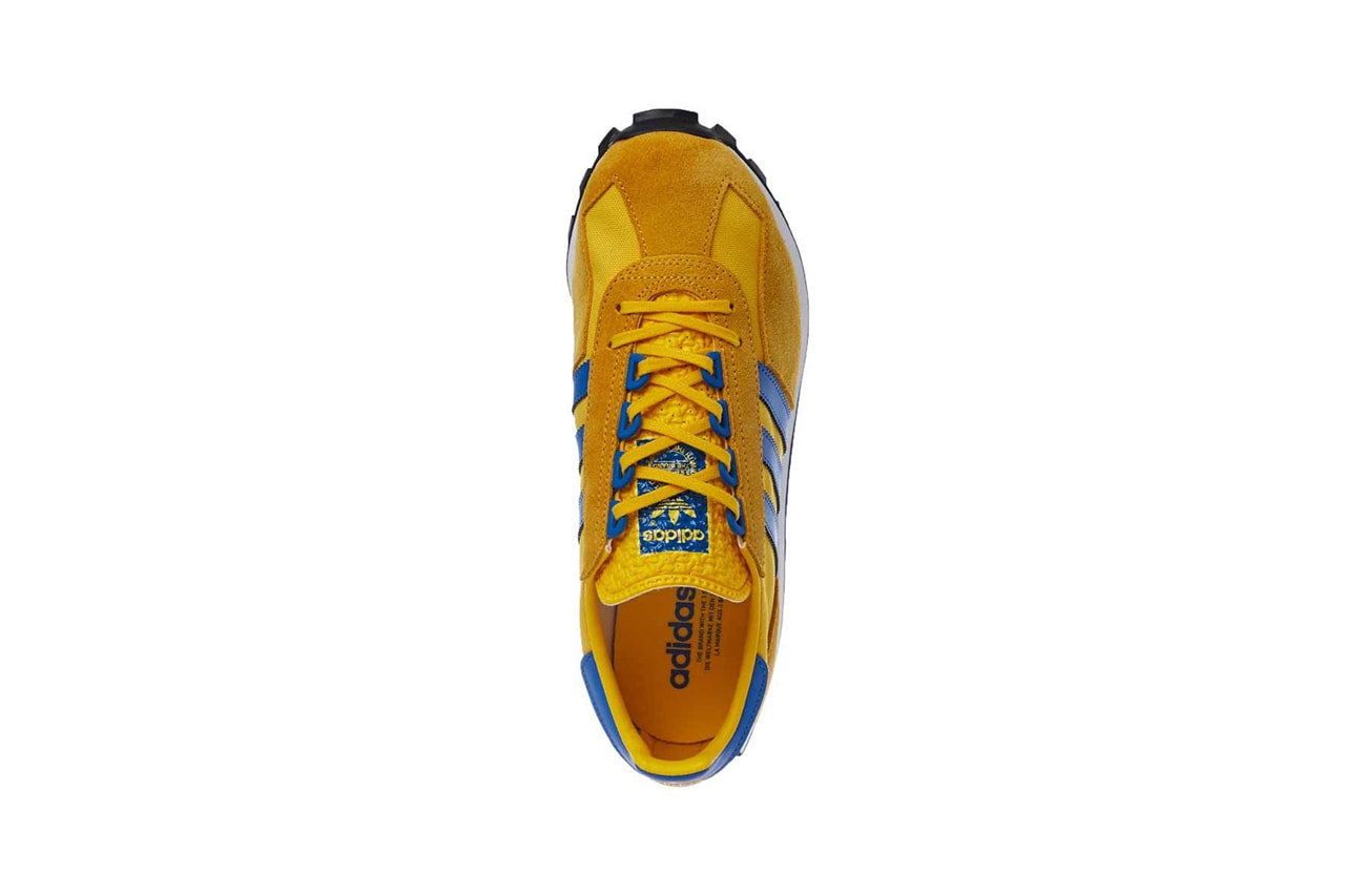 Adidas originals racing 1 sneaker gold cobalt blue yellow release information 