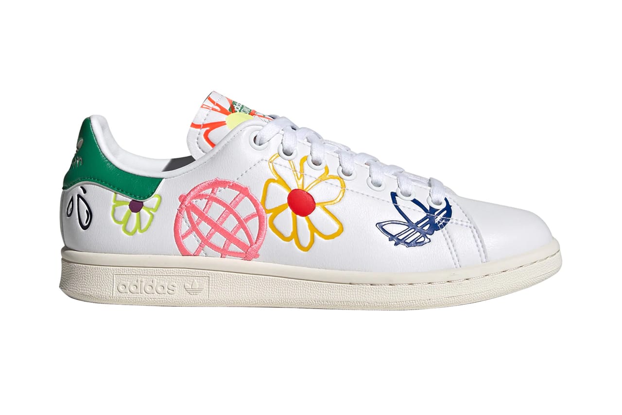 stan smith shoes floral