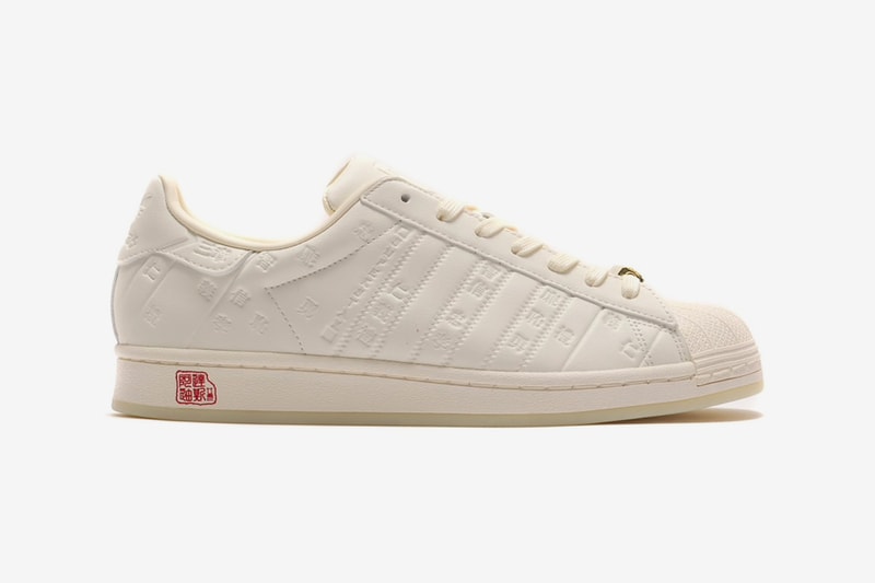 Adidas originals superstar cream white release information Chinese history symbols