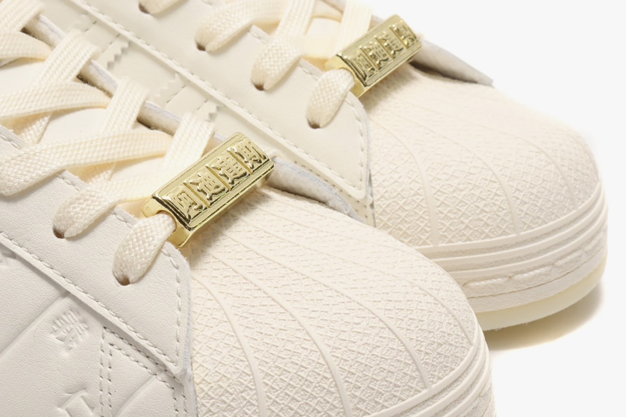 Adidas originals superstar cream white release information Chinese history symbols