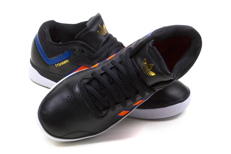adidas skateboarding tyshawn jones new york knicks core black orange royal blue FY7471 official release date info photos price store list buying guide