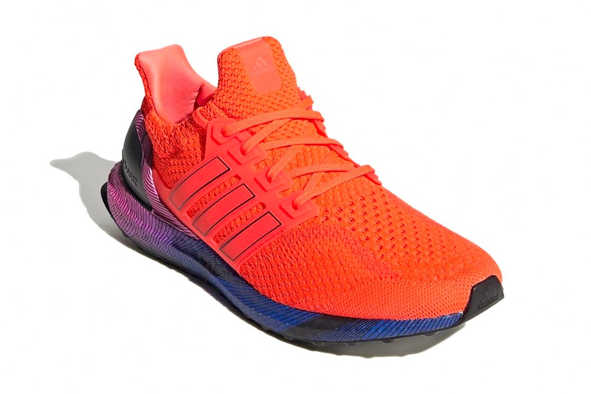 adidas ultra boost dna topography Solar Red gw4927 shoes footwear runners spring summer 2021 collection ss21 three stripes info