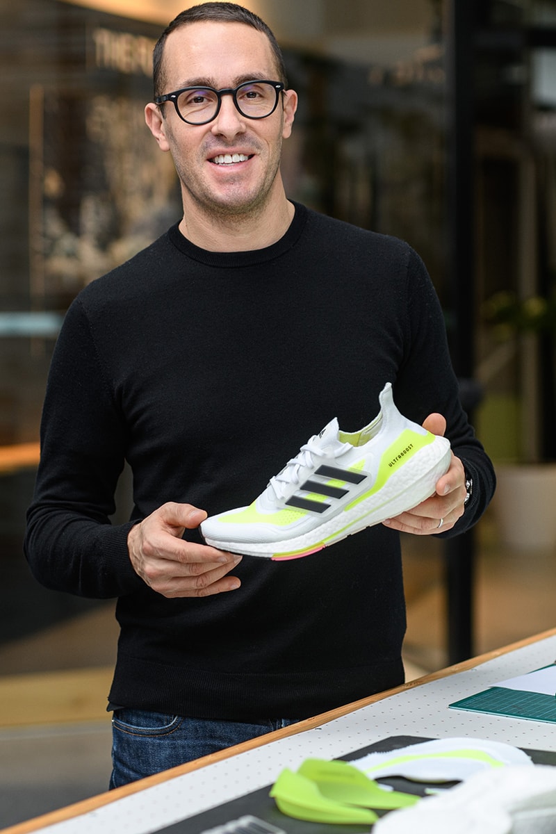 adidas UltraBOOST 21 2021 Three Stripes Sam Handy Running Creative Director Interview Exclusive HYPEBEAST BOOST Shoe Sneaker Footwear Release Information Drop Date Closer First Look Announcement Tech Parley for the Oceans Recycled Plastic Sustainability