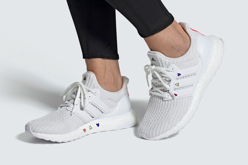 adidas running ultraboost 4 0 dna heart pack womens cloud white chalk solar black carbon red GZ9227 GZ9232 official release date info photos price store list buying guide