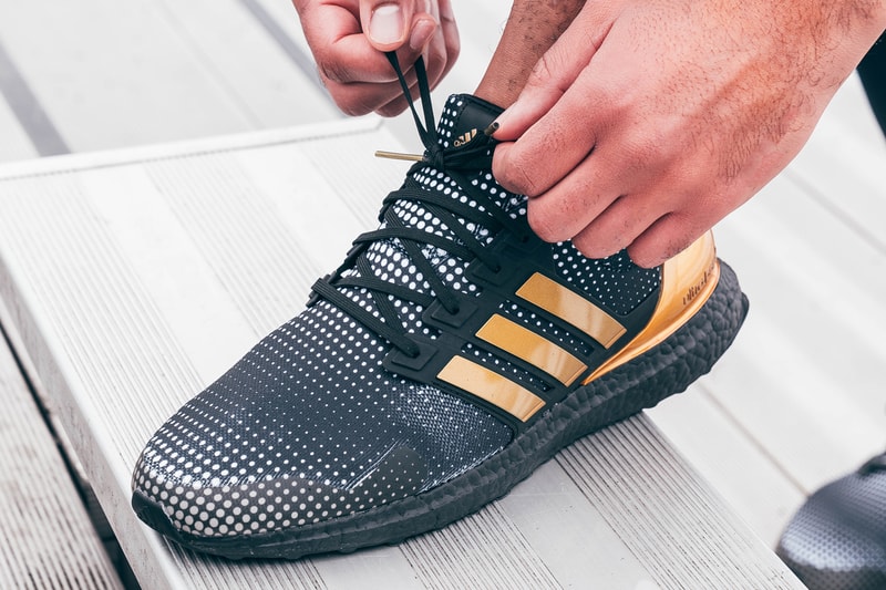 adidas running originals ultraboost dna patrick mahomes kansas city chiefs super bowl liv nfl H02868 cloud white gold metallic core black official release date info photos price store list buying guide