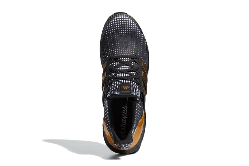 adidas running originals ultraboost dna patrick mahomes kansas city chiefs super bowl liv nfl H02868 cloud white gold metallic core black official release date info photos price store list buying guide