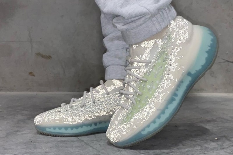 adidas yeezy boost 380 alien blue reflective rf GW0304 white gray green official release date info photos price store list buying guide