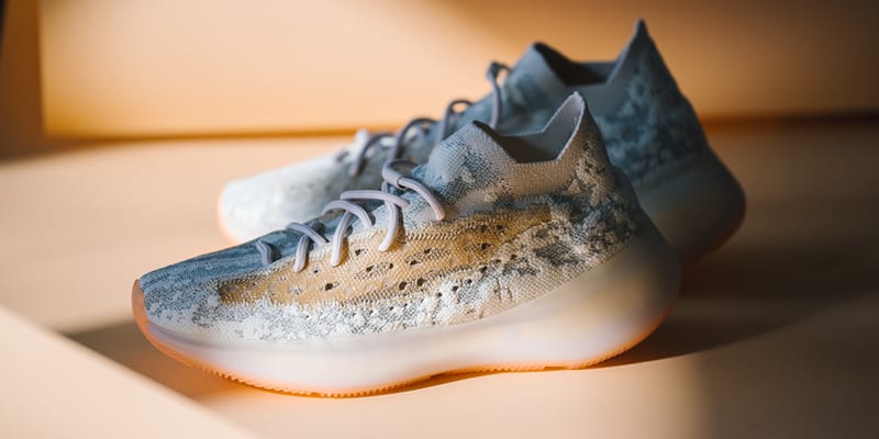 yecoraite yeezy on feet