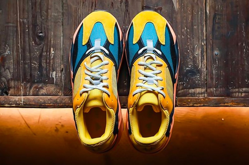 adidas YEEZY BOOST 700 Sun On Foot Closer Look Release Info Price Buy Yellow Orange Kanye West