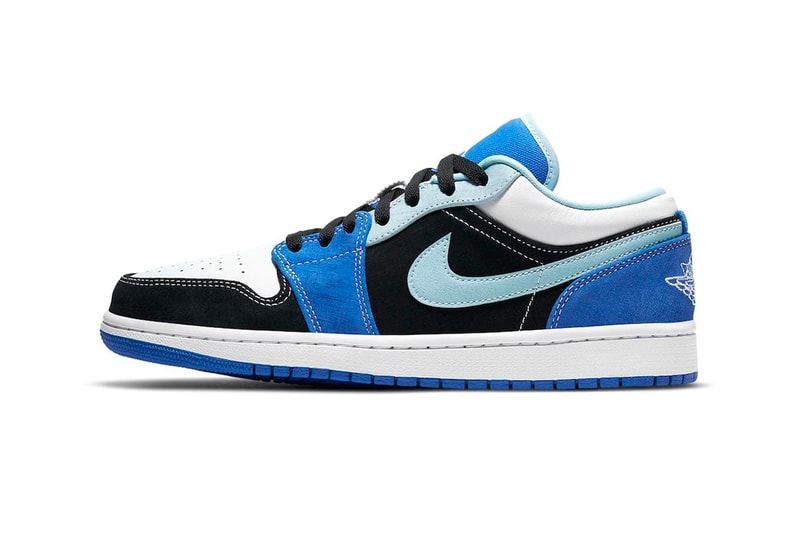 Take a Closer Look at Air Jordan 1 Low in Black and Blue Tones sneakers footwear Travis Scott Suede Jordan Brand kicks shoes sneakers trainers  dh0206-400