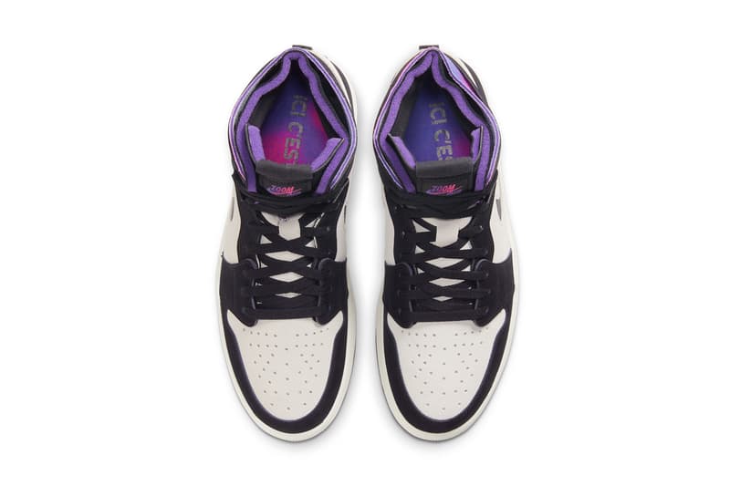 psg paris saint germain air michael jordan brand 1 high zoom cmft white black psychic purple hyper pink DB3610 105 official release date info photos price store list buying guide