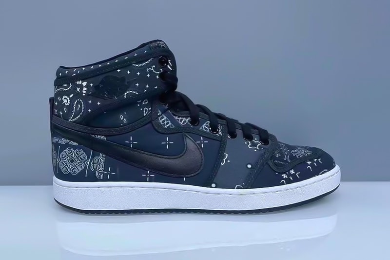 Air Jordan 1 KO Paisley First Look Release Blue Black Date Buy Price