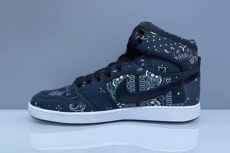 Air Jordan 1 KO Paisley First Look Release Blue Black Date Buy Price