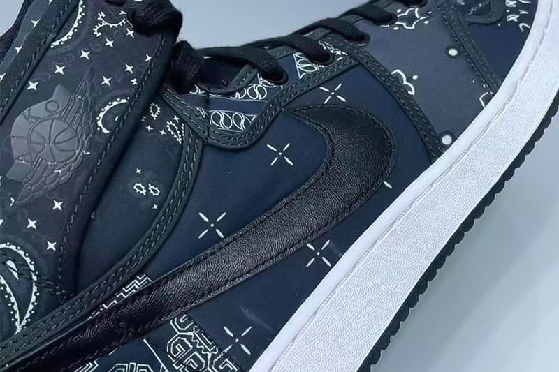 Air Jordan 1 KO Paisley First Look Release Blue Black Date Buy Price