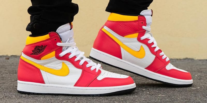 jordan 1 red yellow