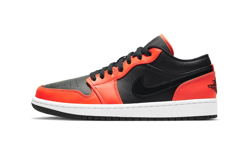 Air Jordan 1 Low SE Black Orange ck3022 008 menswear streetwear kicks sneakers shoes runners trainers court basketball michael jordan 23 jumpman spring summer 2021 collection ss21 info