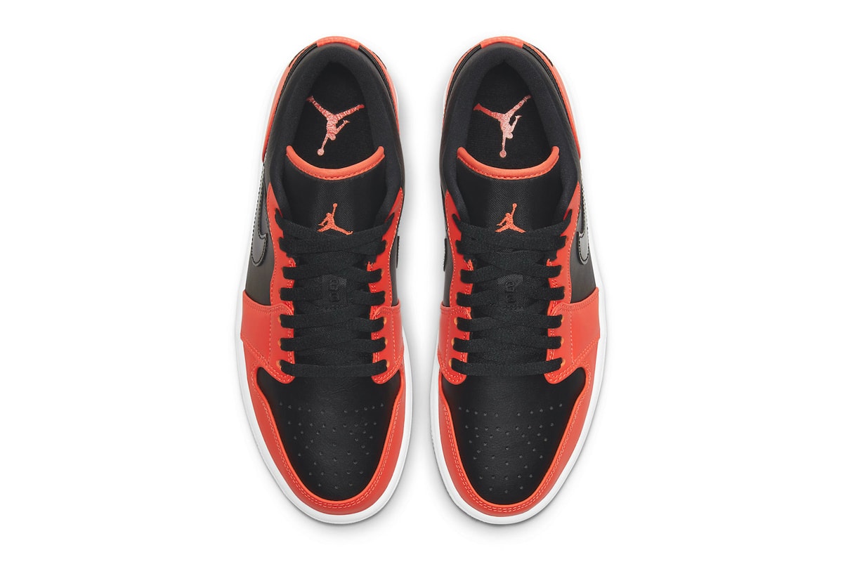 Air Jordan 1 Low SE Black Orange ck3022 008 menswear streetwear kicks sneakers shoes runners trainers court basketball michael jordan 23 jumpman spring summer 2021 collection ss21 info