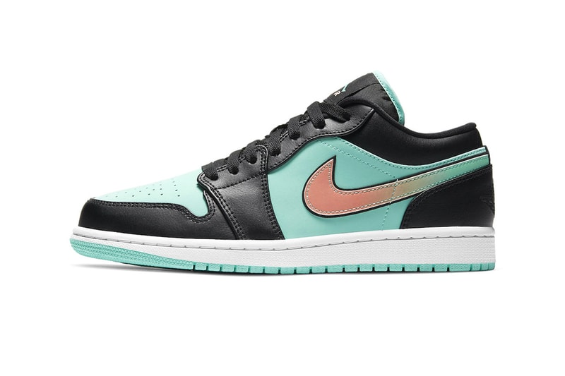Air Jordan 1 Low SE Tropical Twist Release Info ck3022-301 Buy Price Date Black Tiffany