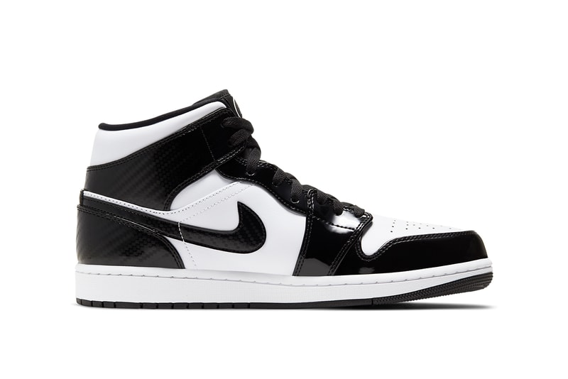 air michael jordan brand 1 mid all star weekend nba game carbon fiber racing white black DD1649 001 official release date info photos price store list buying guide