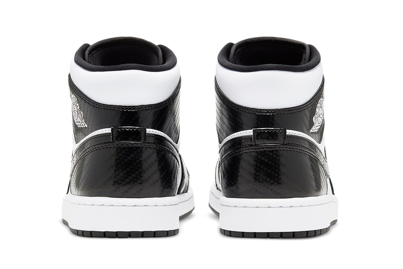 air michael jordan brand 1 mid all star weekend nba game carbon fiber racing white black DD1649 001 official release date info photos price store list buying guide