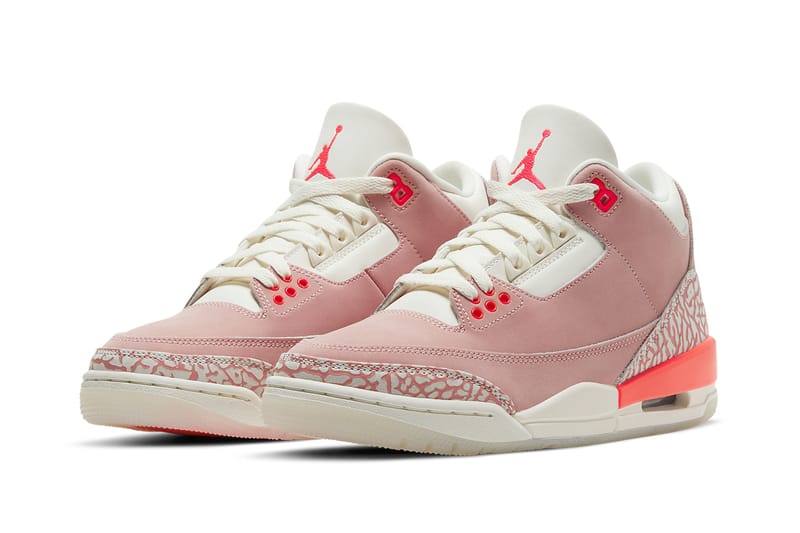 jordan 3 rust pink on feet