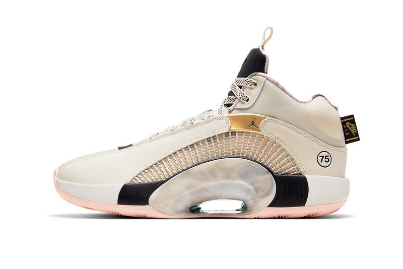 air michael jordan brand 35 paris pale ivory metallic gold black pink dd3668 100 102 pairs official release date info photos price store list buying guide