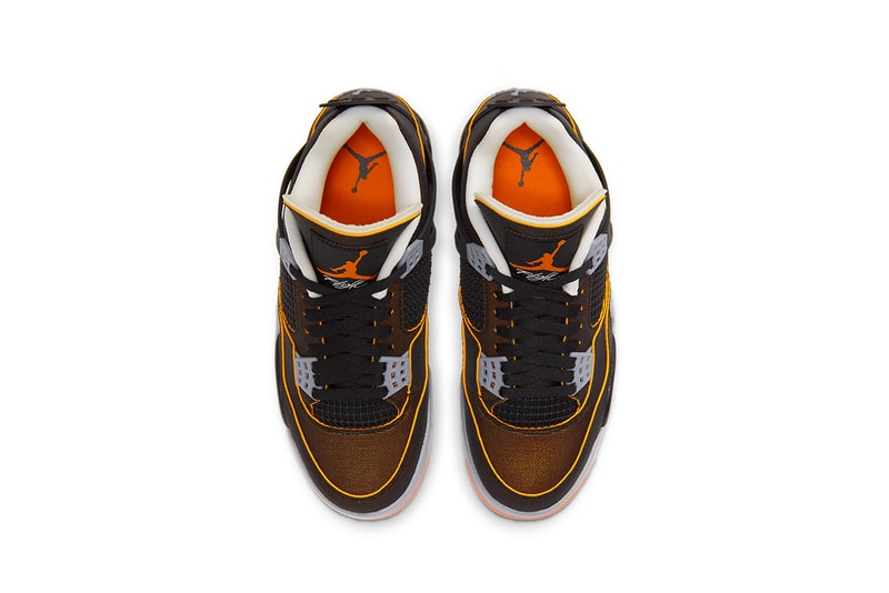 air jordan 4 starfish CW7183 100 release date photos store list black orange grey white buying guide womens